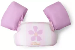 Swim Essential Μπρατσάκια με έξτρα θωρακική ενίσχυση για παιδιά με βάρος 15-30 κιλά - "Pink Flower"