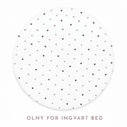 Ingvart Μικρό Σεντόνι Smart Bed 9 in 1 Καρδούλες