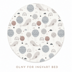 Ingvart Μικρό Σεντόνι Smart Bed 9 in 1 Φάλαινες