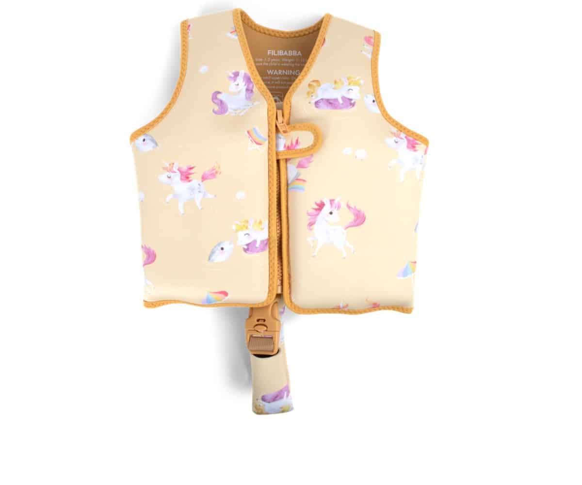 Filibabba-Sosivio-Gileko-Unicorn1 Filibabba Swim Vest Unicorn Shores Small - Image 1