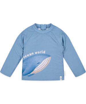 Little Dutch Μπλουζάκι μακρυμάνικο με προστασία UV Ocean Blue 3-4 Ετών
