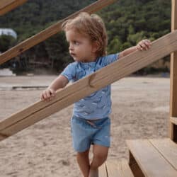 Little Dutch Μπλουζάκι μακρυμάνικο με προστασία UV Ocean Blue 3-4 Ετών - Image 3