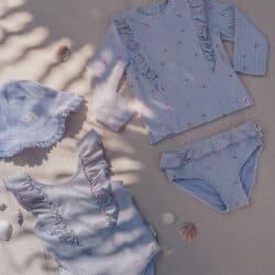 Little Dutch Παιδικό μαγιό μπικίνι με βολάν Dreamy Stripes 3-4 Ετών - Image 4