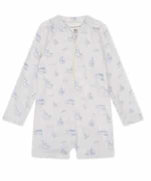 Swim Essentials Ολόσωμο μαγιό με μακριά μανίκια "Seas the day" 2-4 Ετών