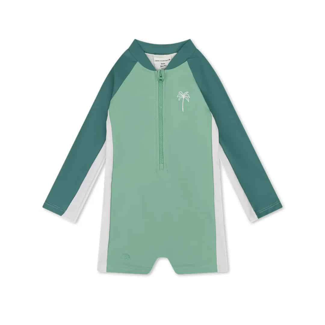 SWE-2025SE383 & SWE-2025SE381 & SWE-2025SE382 Swim Essentials Ολόσωμο μαγιό με μακριά μανίκια "Feeling beachy" 2-4 Ετών - Image 1