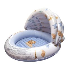 Swim Essentials Φουσκωτή Πισίνα με σκίαστρο για μωρά 100 εκ - "Wild Life"