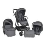Bebe Stars Πολθκαρότσι Dione 3 IN 1 Tiatanium Grey