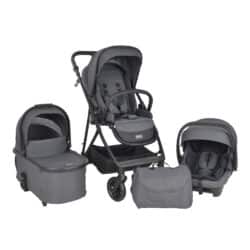 Bebe Stars Πολθκαρότσι Dione 3 IN 1 Tiatanium Grey