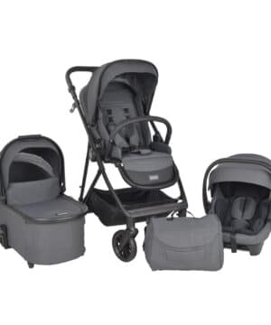 Bebe Stars Πολθκαρότσι Dione 3 IN 1 Tiatanium Grey