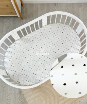 Ingvart Μεγάλο Σεντόνι Smart Bed 9 in 1 Καρδούλες