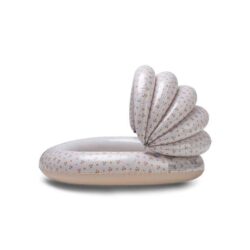 Swim Essentials Φουσκωτή Πισίνα Μωρού με σκίαστρο 100 εκ - "Beige Cozy Hearts" - Image 4