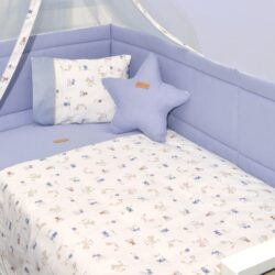 Πάπλωμα Εκρού & Παπλωματοθήκη Εμπριμέ Design 414 Oliver Baby - Image 2