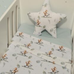 Σετ 2 Σεντόνια Λίκνου 80x110cm 100% Βαμβάκι Des. 423 Oliver Baby - Image 3
