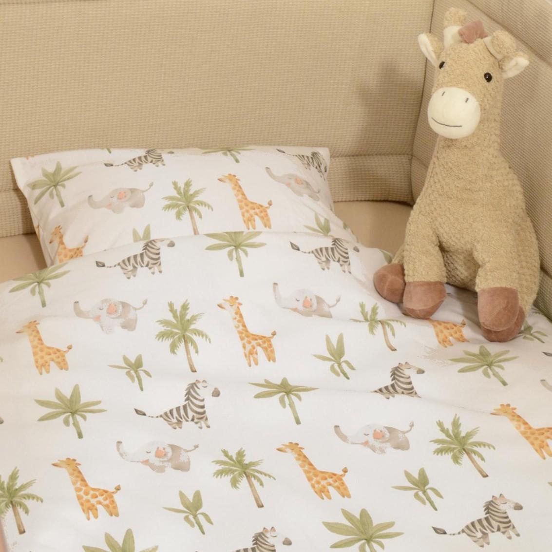 46-6708-424 Παπλωματοθήκη με Φερμουάρ 100x140cm Design 424 Oliver Baby - Image 1