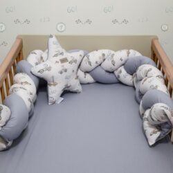 Πλεξούδα Τριπλή Βαμβακερή Design 421 20x200cm με Ειδική Εσωτερική Επένδυση Oliver Baby - Image 2