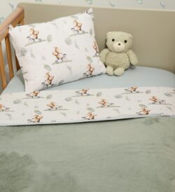 Minky ΝEW Κουβέρτα Κούνιας Διπλής Όψης 100x150 Des.423 Oliver Baby - Image 2
