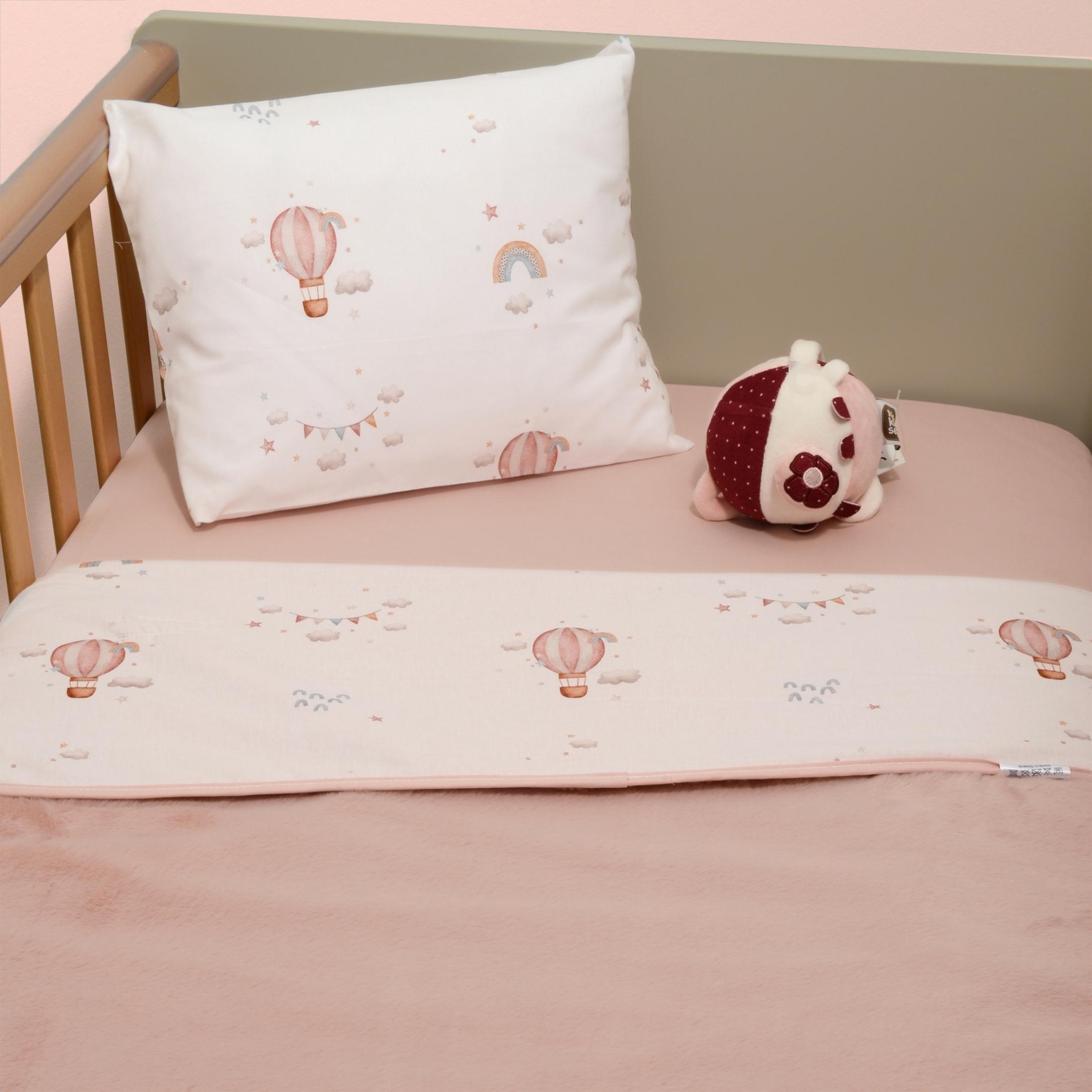46-6735-422 Oliver Baby Minky Κουβέρτα Λίκνου Διπλής Όψης 75x95 Des.422 - Image 1