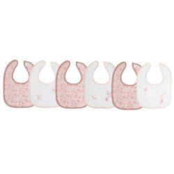 Trois Kilos Sept Σετ 6 Σαλιαρών 22x30cm - Pink Flower - Image 9