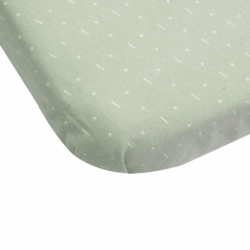 Trois Kilos Sept Σετ 2 Κατωσέντονα με Λάστιχο 50x83cm Πράσινο/Λευκό - Image 2
