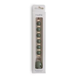 Κλιπ για Πιπίπλες Σιλικόνης Luna Dried Thyme - Mushie - Image 5