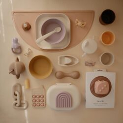 Σετ 2 Τροφοδότες Φαγητού Σιλικόνης Soft Lilac - Mushie - Image 7