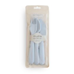 Σετ Κουτάλι Πηρούνι Μαχαίρι PP Powder Blue - Mushie - Image 10