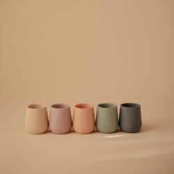 Ποτηράκι Σιλικόνης με Ανάγλυφο Σχέδιο Blush - Mushie - Image 9