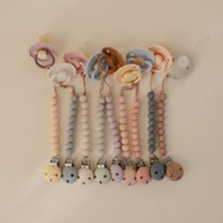 Mushie Κλιπ Σιλικόνης για Πιπίπλες Hera Powder Pink - Image 20