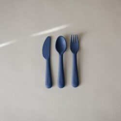 Σετ Κουτάλι Πηρούνι Μαχαίρι PP Twilight Blue Mushie - Image 9