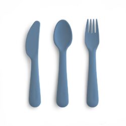 Σετ Κουτάλι Πηρούνι Μαχαίρι PP Twilight Blue Mushie - Image 6