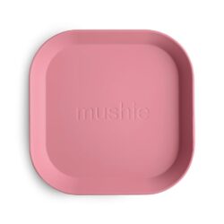 Mushie Σετ 2 Τετράγωνα Πιάτα PP Dusty Rose - Image 16