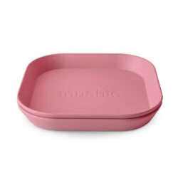 Mushie Σετ 2 Τετράγωνα Πιάτα PP Dusty Rose - Image 15