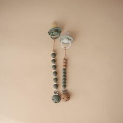 Κλιπ Σιλικόνης για Πιπίπλες Eva Dried Thyme - Mushie - Image 5