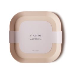 Σετ 2 Τετράγωνα Πιάτα PP Ivory - Mushie - Image 5