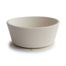 Mushie Μπωλ Σιλικόνης με Αντιολισθητική Βάση Ivory - Image 5