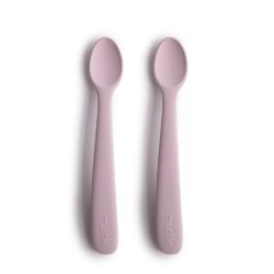 Σετ 2 Μακριά Κουταλάκια Σιλικόνης Soft Lilac - Mushie - Image 9