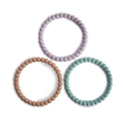 Σετ 3 Βραχιόλια Οδοντοφυΐας - Mellow/Terracotta/Periwinkle - Mushie - Image 11
