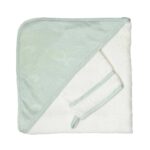 Trois Kilos Sept Μπουρνούζι 75x75cm & Γάντι Nova