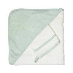 Trois Kilos Sept Μπουρνούζι 75x75cm & Γάντι Nova