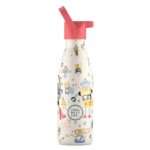 Cool Bottles Ανοξείδωτο παιδικό μπουκάλι Άτακτα ρομπότ 350ml