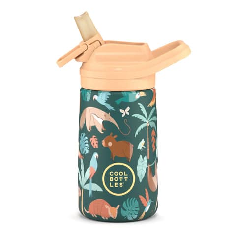 CB305126_01_large Cool Bottles Ανοξείδωτο παιδικό παγούρι Τροπικό Δάσος 350ml - Image 1