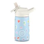 Cool Bottles Ανοξείδωτο παιδικό παγούρι Χρωματιστά Σύννεφα 350ml