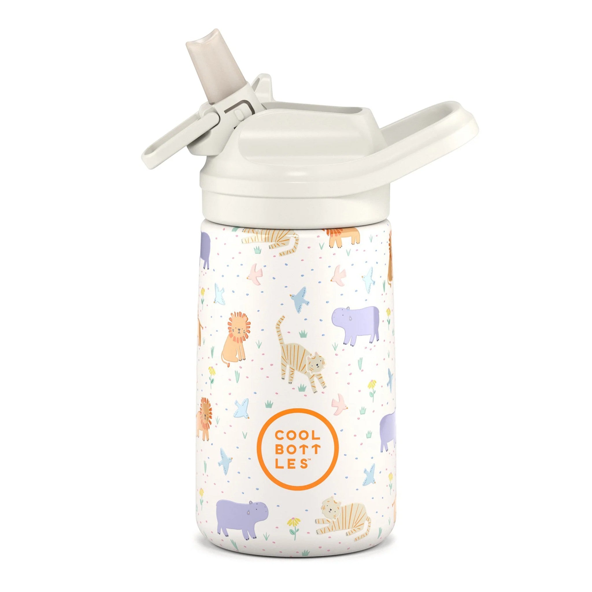 CB305140_01 Cool Bottles Ανοξείδωτο παιδικό παγούρι Άγρια Ζώα 350ml - Image 1