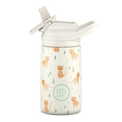 Cool Bottles Ανοξείδωτο παιδικό παγούρι παγούρι Γατούλες 350ml