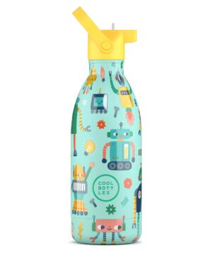 Cool Bottles Ανοξείδωτο παιδικό μπουκάλι Short Circuit 500ml