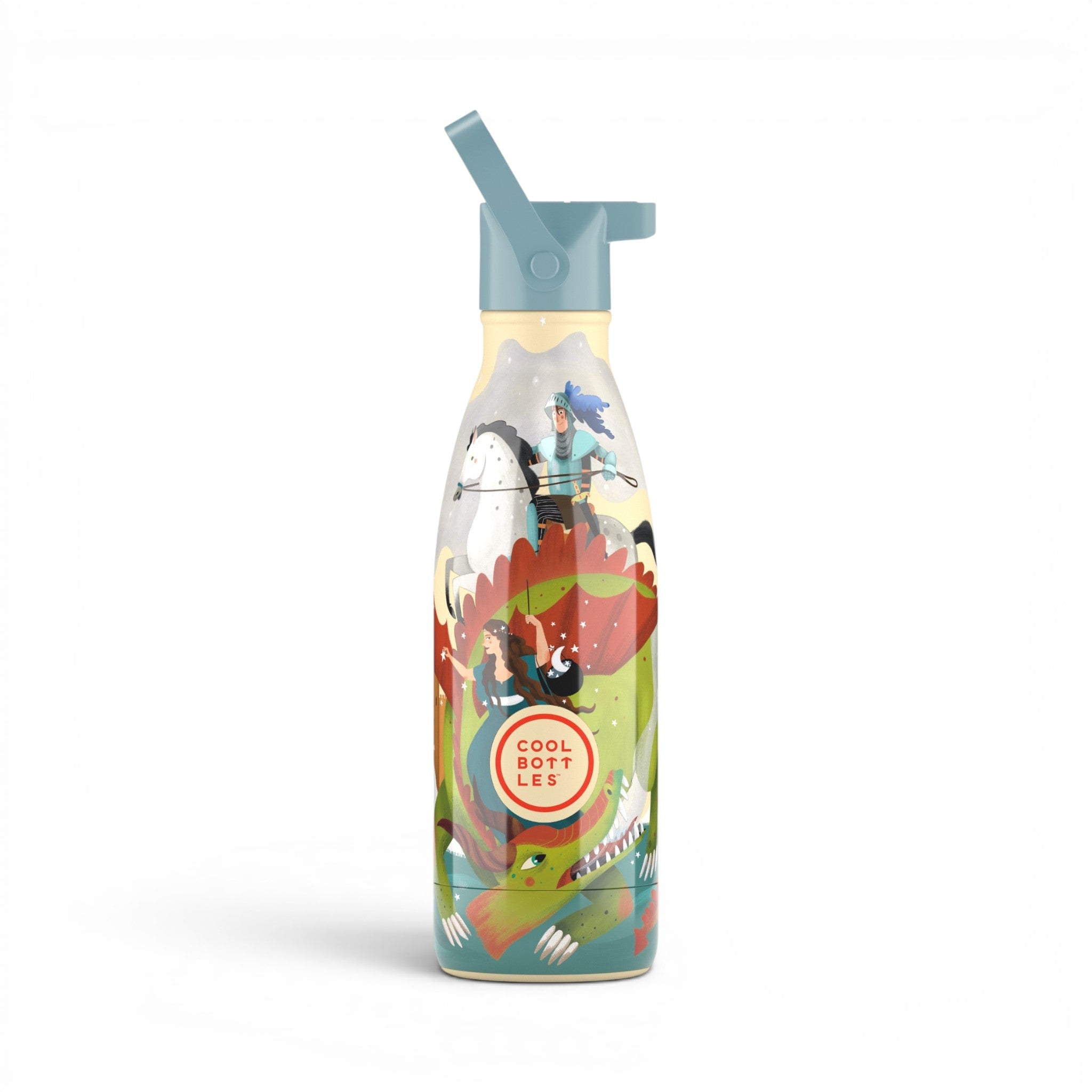 CB305362_01 Cool Bottles Ανοξείδωτο παιδικό μπουκάλι Knight Legend 350ml - Image 1