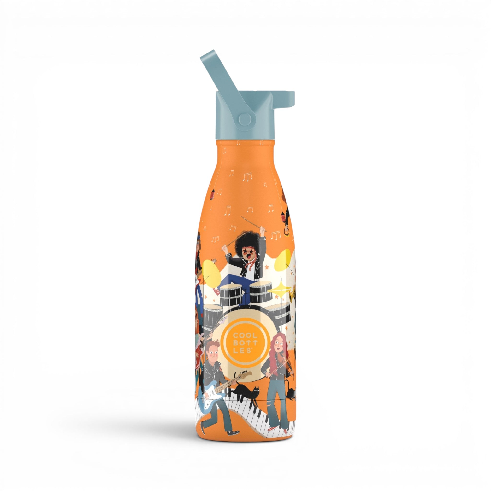 CB305386_01 Cool Bottles Ανοξείδωτο παιδικό μπουκάλι Music Beat 350ml - Image 1