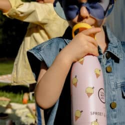 Cool Bottles Ανοξείδωτο παιδικό μπουκάλι Pink Scoop 350ml - Image 3