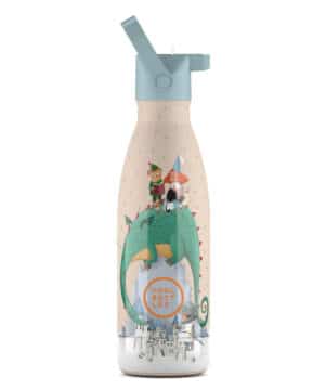 Cool Bottles Ανοξείδωτο παιδικό μπουκάλι Δράκος 350ml