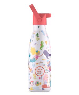 Cool Bottles Ανοξείδωτο παιδικό μπουκάλι Γοργόνες 350ml